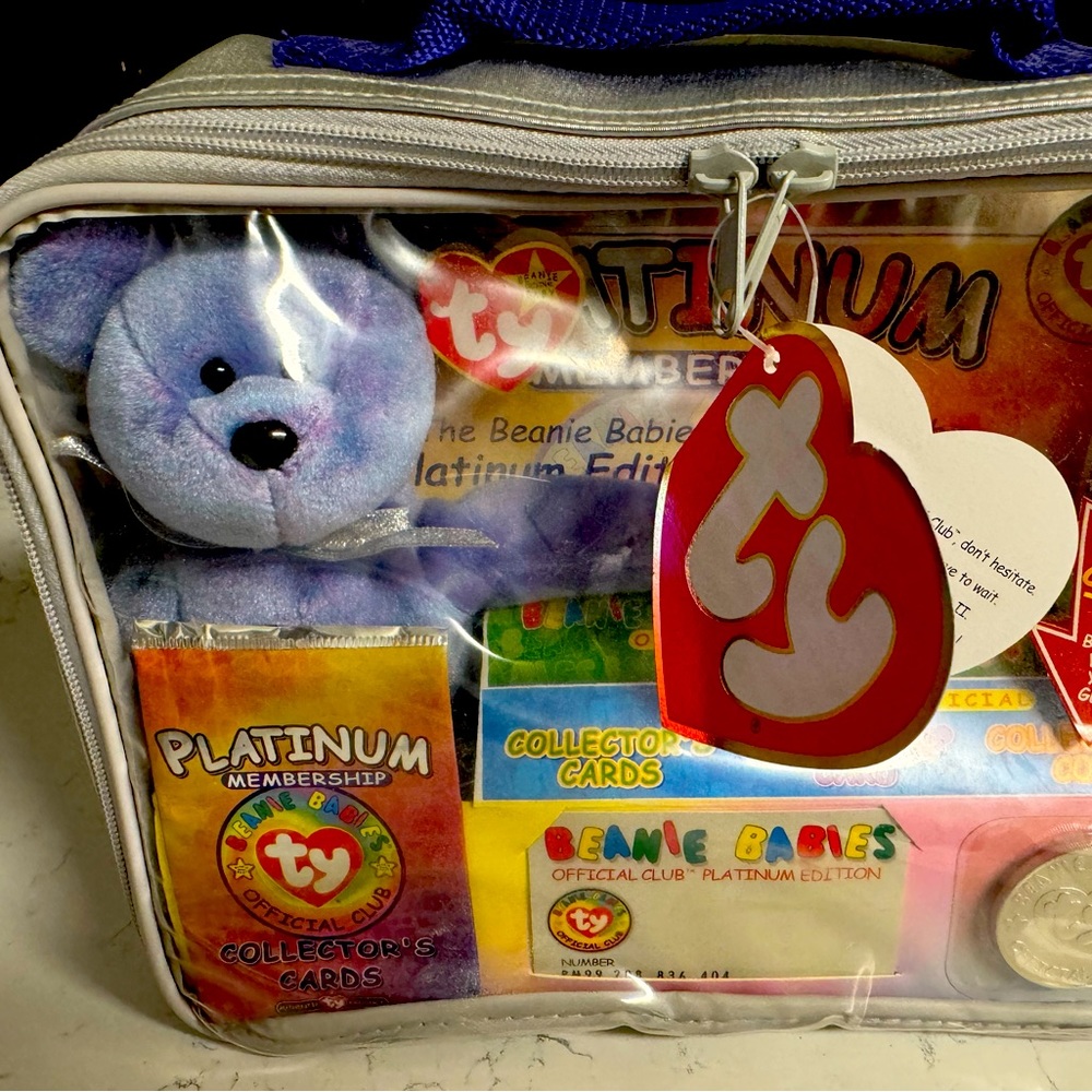 1999 TY Beanie Babies platinum club.
